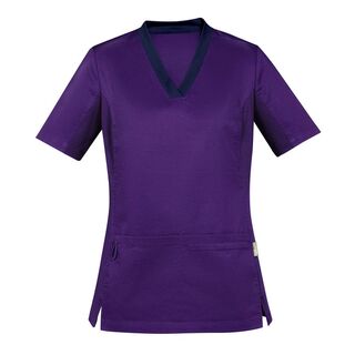 WORKWEAR, SAFETY & CORPORATE CLOTHING SPECIALISTS Riley Womens V-Neck Scrub Top