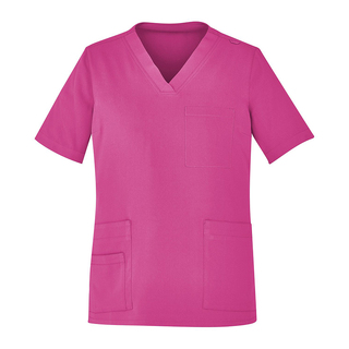 WORKWEAR, SAFETY & CORPORATE CLOTHING SPECIALISTS - PINK RIBBON U Scrub Top