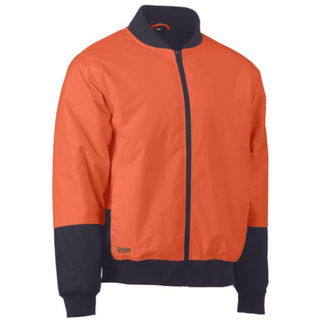 WORKWEAR, SAFETY & CORPORATE CLOTHING SPECIALISTS TWO TONE HI VIS BOMBER JACKET