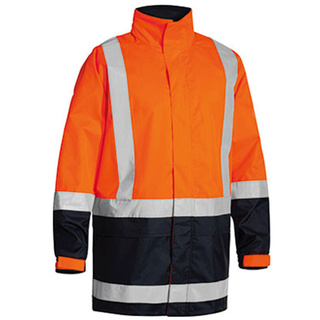 WORKWEAR, SAFETY & CORPORATE CLOTHING SPECIALISTS - TAPED HI VIS RAIN SHELL JACKET