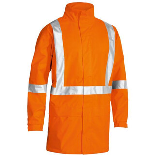 WORKWEAR, SAFETY & CORPORATE CLOTHING SPECIALISTS - X TAPED HI VIS RAIN SHELL JACKET