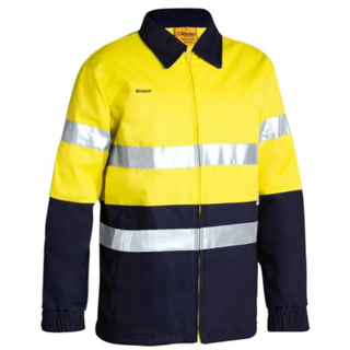 WORKWEAR, SAFETY & CORPORATE CLOTHING SPECIALISTS - 3M TAPED HI VIS DRILL JACKET