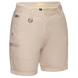 WORKWEAR, SAFETY & CORPORATE CLOTHING SPECIALISTS - WOMENS STRETCH COTTON SHORT