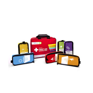 WORKWEAR, SAFETY & CORPORATE CLOTHING SPECIALISTS FIRST AID KIT, MODULAR SURIVIVAL PACK, SOFT CASE WITH INTERNAL MODULES