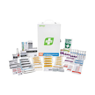 WORKWEAR, SAFETY & CORPORATE CLOTHING SPECIALISTS - First Aid Kit, R2, Workplace Response Kit, Metal Wall Mount