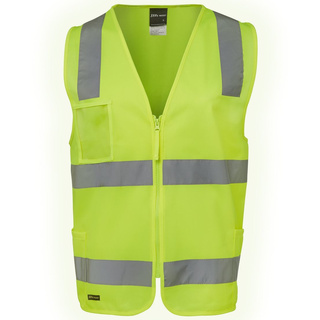 WORKWEAR, SAFETY & CORPORATE CLOTHING SPECIALISTS - JB's HI VIS (D+N) ZIP SAFETY VEST