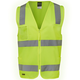 WORKWEAR, SAFETY & CORPORATE CLOTHING SPECIALISTS JB's HI VIS (D+N) ZIP SAFETY VEST