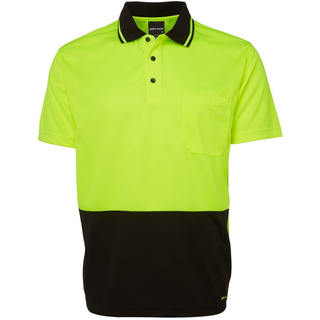 WORKWEAR, SAFETY & CORPORATE CLOTHING SPECIALISTS JB's HI VIS 4602.1 NON CUFF TRAD POLO