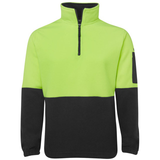 WORKWEAR, SAFETY & CORPORATE CLOTHING SPECIALISTS JB's HI VIS 1/2 ZIP POLAR FLEECE