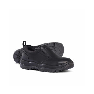 WORKWEAR, SAFETY & CORPORATE CLOTHING SPECIALISTS Black Non-Safety Slip-on Shoe