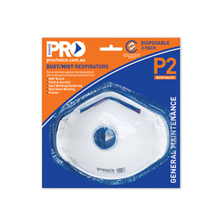 WORKWEAR, SAFETY & CORPORATE CLOTHING SPECIALISTS Dust Masks P2+Valve / 3 Pack