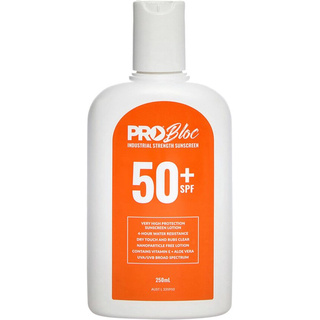 WORKWEAR, SAFETY & CORPORATE CLOTHING SPECIALISTS PROBLOC SPF 50 + Sunscreen 250mL Squeeze Bottle