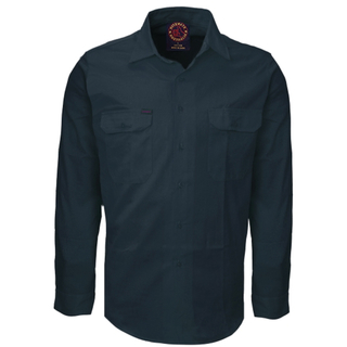 WORKWEAR, SAFETY & CORPORATE CLOTHING SPECIALISTS - Open Front Shirt Long Sleeves