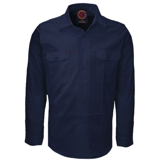 WORKWEAR, SAFETY & CORPORATE CLOTHING SPECIALISTS Open Front Shirt Long Sleeves