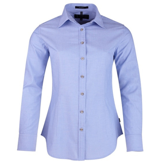 WORKWEAR, SAFETY & CORPORATE CLOTHING SPECIALISTS - Pilbara Ladies Shirt Long Sleeve Chambray