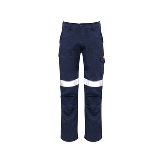 WORKWEAR, SAFETY & CORPORATE CLOTHING SPECIALISTS - Mens Orange Flame Taped Cargo Pant (Regular)