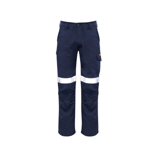 WORKWEAR, SAFETY & CORPORATE CLOTHING SPECIALISTS - Mens Orange Flame Taped Cargo Pant (Stout)