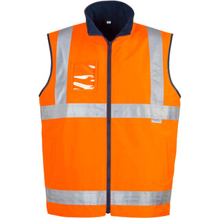 WORKWEAR, SAFETY & CORPORATE CLOTHING SPECIALISTS - Mens Hi Vis Waterproof Lightweight Vest