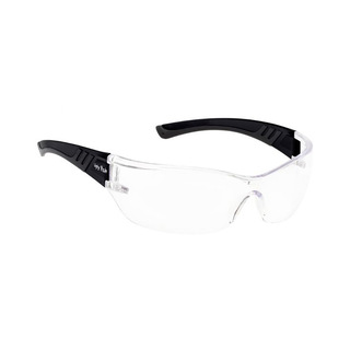 WORKWEAR, SAFETY & CORPORATE CLOTHING SPECIALISTS - COMMANDO Glasses - Matt Black Frame, Clear Lens - Safety Shield