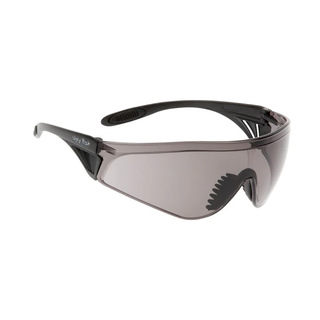 WORKWEAR, SAFETY & CORPORATE CLOTHING SPECIALISTS - FLARE with Vented Arms - Matt Black Frame, Smoke Lens - Safety Glasses