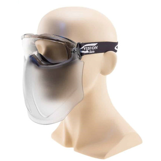 WORKWEAR, SAFETY & CORPORATE CLOTHING SPECIALISTS Garrison Goggle Foam Bound Grey Frame Clear Premium A/F Lens