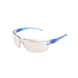 WORKWEAR, SAFETY & CORPORATE CLOTHING SPECIALISTS Hawk Blue Frame Silver I/O Mirror Lens