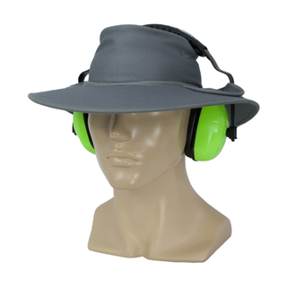 WORKWEAR, SAFETY & CORPORATE CLOTHING SPECIALISTS Earmuff Hat-Silver Grey-3XL