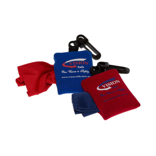 WORKWEAR, SAFETY & CORPORATE CLOTHING SPECIALISTS Microfibre Lens Cleaning Cloth in Neoprene Pouch
