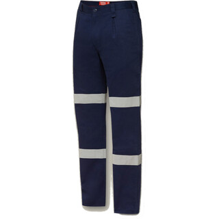 WORKWEAR, SAFETY & CORPORATE CLOTHING SPECIALISTS - Foundations - Cotton Drill Pant with 3M Tape